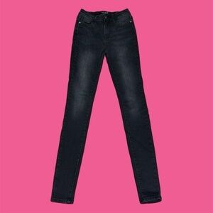 Judy Blue Skinny Fit High-Rise Jeans in Black Women’s Sz 1/25 Tall